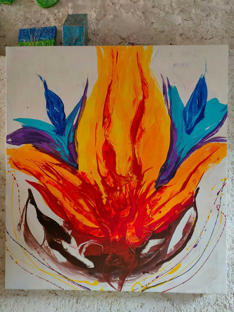 Weibliche Urkräfte, 113 x 125 cm